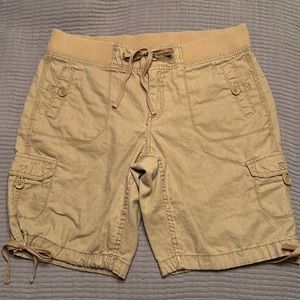 Linen and cotton Tan Shorts Size 10